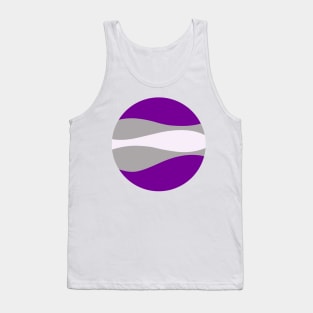 Greysexual Waves Circle Tank Top